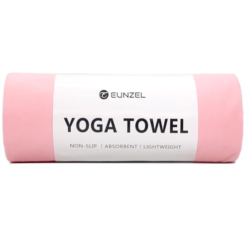 Eunzel Non-Slip Hot Yoga Mat Towel (Pink)