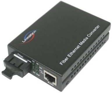 100TX to 100FX Single-Mode SC Fiber Converter (LKS-FCS22C-20)