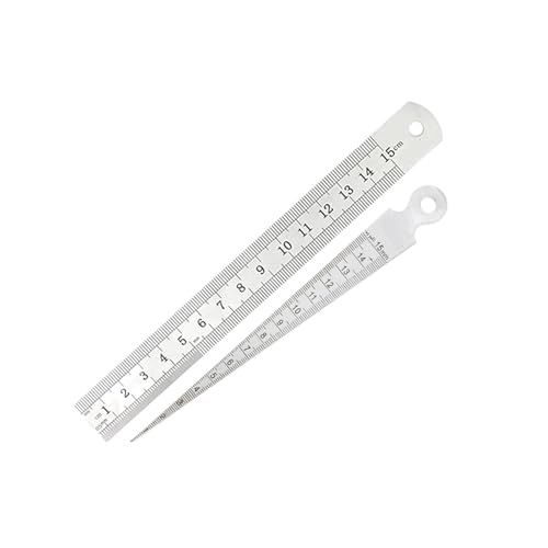 Calibrador Feeler Gauge 1-15mm para medición de espacio y grosor, regla de acero 200mm miniatura 3