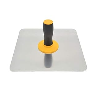 Hawk Aluminium pleisterplaathouder met zachte grip, pleistergereedschap voor cement, mortel, gipsplaten
