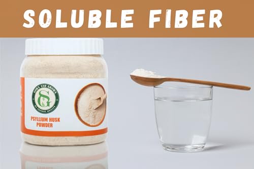 Image of Sown and Grown Psyllium Husk Powder- 907gm | Isabgol Powder, Gluten Free | Effectively Relieves Constipation