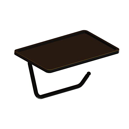 Image of Design House 542829-ORB Millbridge Contemporary Wall-Mounted Toilet Paper Holder with Shelf for Bathroom Oil Rubbed Bronze