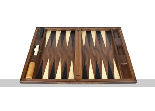 Coffret de backgammon Dal Negro York en bois précieux un cadeau d'exception