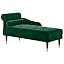 UPHOLSTERED CHAISE LONGUE Indoor Lounge Sofa With Right Armrest & Storage Green £179.99 - UK