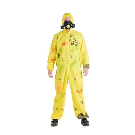 Ciao- Biohazard Radioactivo Child mono disfraz niño (Talla 5-7 años)