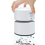 Generisch Aspirador de Mesa, 2 velocidades, Potente aspiradora, Mini giratoria 360°, para Migas de Papel, hogar, Oficina, Mesa, mostrador, Coche, Limpieza Detallada