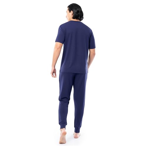 IZOD Men's Tri-blend Baby French Terry Top and Jogger Sleep Set2