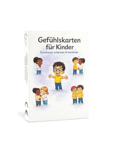 Decosphere Gefühlskarten für Kinder - 30 Emotionskarten zur spielerischen Förderung von Gefühlen mit Erklärungstext