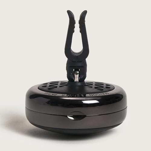 Image of MAISON BERGER Car Diffuser Set, Velvet of Orient | Warm Vanilla Amber Notes, Refillable Vent Clip with Ceramic Refill, Passive 4-Week Diffusion, Made in France