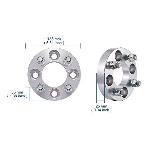 Adaptateur d'entretoise de roue hubcentric 4x100 pour élargissement de voie