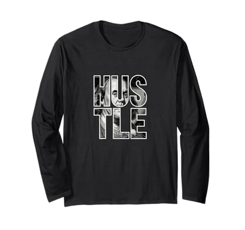 Hustle Grind Money Mindset Vintage Motivation Long Sleeve T-Shirt