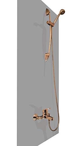 Revestimoeinto pared ducha | 200 x 100 cm | gris oscuro | Panel de pared para ducha