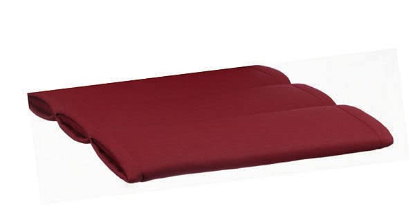 KETTtex EXKLUSIV Auflage Hocker Bordeaux I Barhocker Polster 50x50x3cm I KTH1 Sitzauflage weich & Robust I atmungsaktive Stuhlauflage UV-beständig I mit...