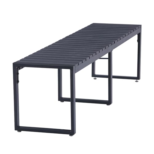 Mingone Parkbank Gartenbank Wetterfest Holz Sitzbank Bank Gartenmöbel für...