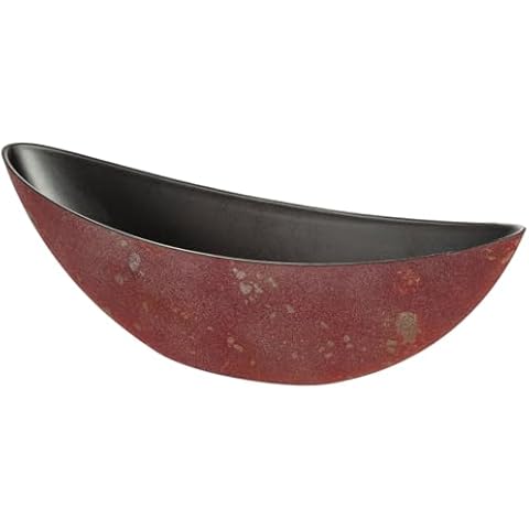 matches21 Oval Flower Pot in Rust Look Cover