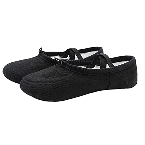 Pantoufles de ballet femmes et chaussures de sport pour gym douce