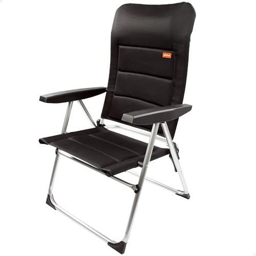 AKTIVE 62292: Silla Plegable Acolchada Negra