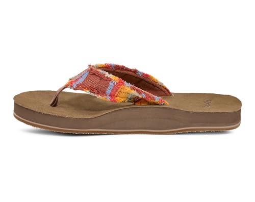 Image of Sanuk Mens Fraid Not | Flip Flops for Men | Mens Sandals | Beach Sandals | Supportive & Lightweight | Comfort Footbed