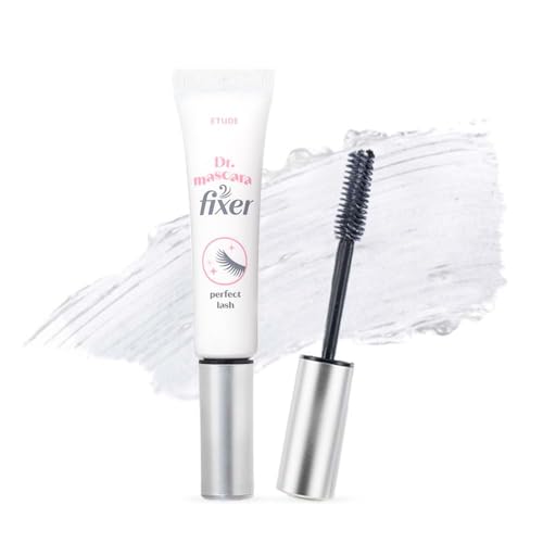 ETUDE Dr. Mascara Fixer For Perfect Lash, clear mascara primer, Korean Mascara Fixer All-Day Curl...