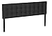 Flash Furniture Lennox Tufted Upholstered King Size Headboard in Black Vinyl