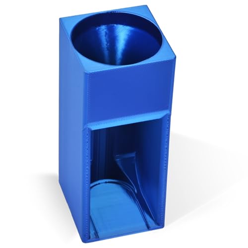 Image of Diamond Painting Organizer,Diamond Painting Drill Funnel for Round Containers,Portable Diamond Art Funnel for Easy Transfer, Diamond Painting Accessories (Silk Jewel Blue)