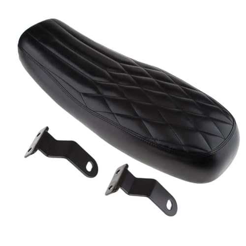 Asiento motocicleta universal cómodo de 63 cm estilo retro para solucionar dolores de espalda 2