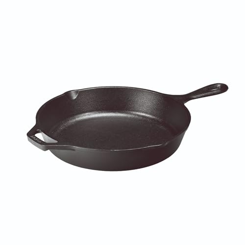 Image of Lodge Seasoned Cast Iron Skillet - PFAS-Free, Non-Toxic Cookware - Use with an Oven, Stove, Grill, or Campfire - Naturally Non-Stick & Oven Safe - 10.25 Inches
