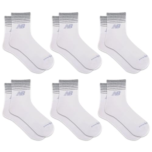 New Balance Unisex-Adult's Men's and Women's Performance Cushioned Ankle Socks-6 Pairs-Moisture Wicking3