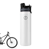 Radsportwasserflasche - 23oz/650 ml Edelstahl -Sportflasche, leckeres im Freien, langlebige...