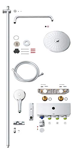 Grohe 26510000 Sistema Doccia Completo, Cromo, 260...