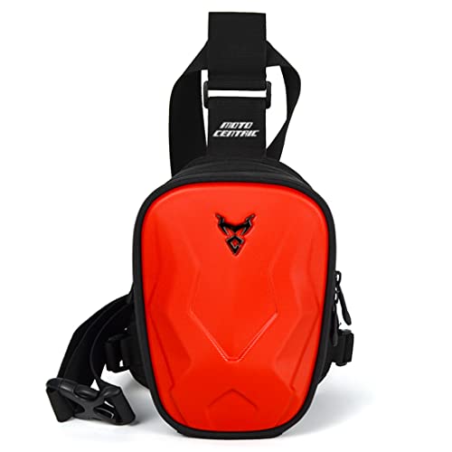 Hebetag Bolsa de cintura Oxford para motocicleta, para homens e mulheres, coxa, cintura, bumbum, quadril, bolsa de cinto, bolsa, bolsa para atividades ao ar livre, viagens, caminhadas, ciclismo