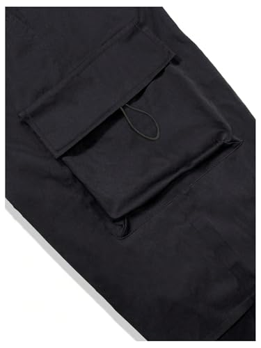 GORGLITTER Boy's Baggy Cargo Pants Elastic Waist Casual Loose Sweatpants Wide Leg Parachute Track Pant3