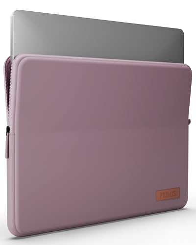 Image of FEDUS MONARC Designer Premium Vegan Leather Laptop Sleeve Bag Case 15.6 Inch, Shockproof Office Laptop Cover Pouch Accessories Carrying Bag for MacBook, HP, Dell, Lenovo, Asus for Men & Women