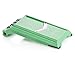 Produktbild Genius Nicer Dicer Chef Speed Slicer verstellbarer Hobel inkl. Handy Hopper (2 Teile) - zum Schneiden von dünnen Scheiben (1-5mm) - Gurkenhobel Gemüsehobel Gemüseschneider, Grün