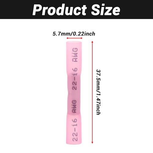 Conectores termorretráctiles AWG22-16 impermeables para barcos y cables 5