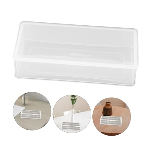 2 cajas plásticas transparentes para monedas reutilizables miniatura 3