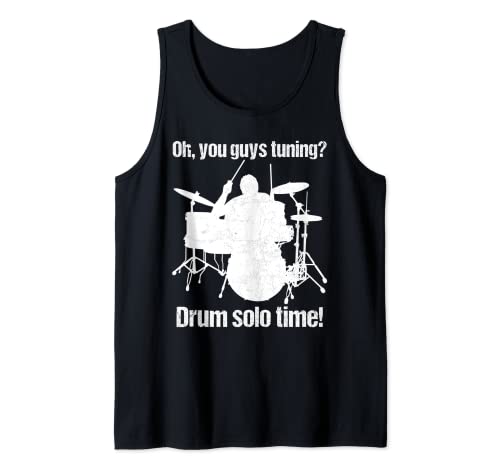 Drummer Band Camisa Broma Cita Tambor Ropa Tambor Solo Camiseta sin Mangas