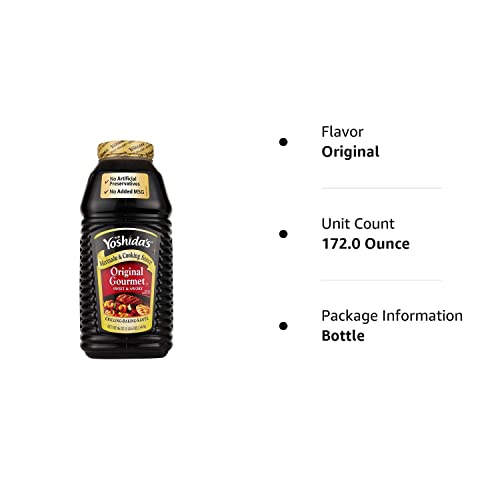 Mr. Yoshida's Original Gourmet Sauce 2 Pack (86 Ounces Each) #TOP4