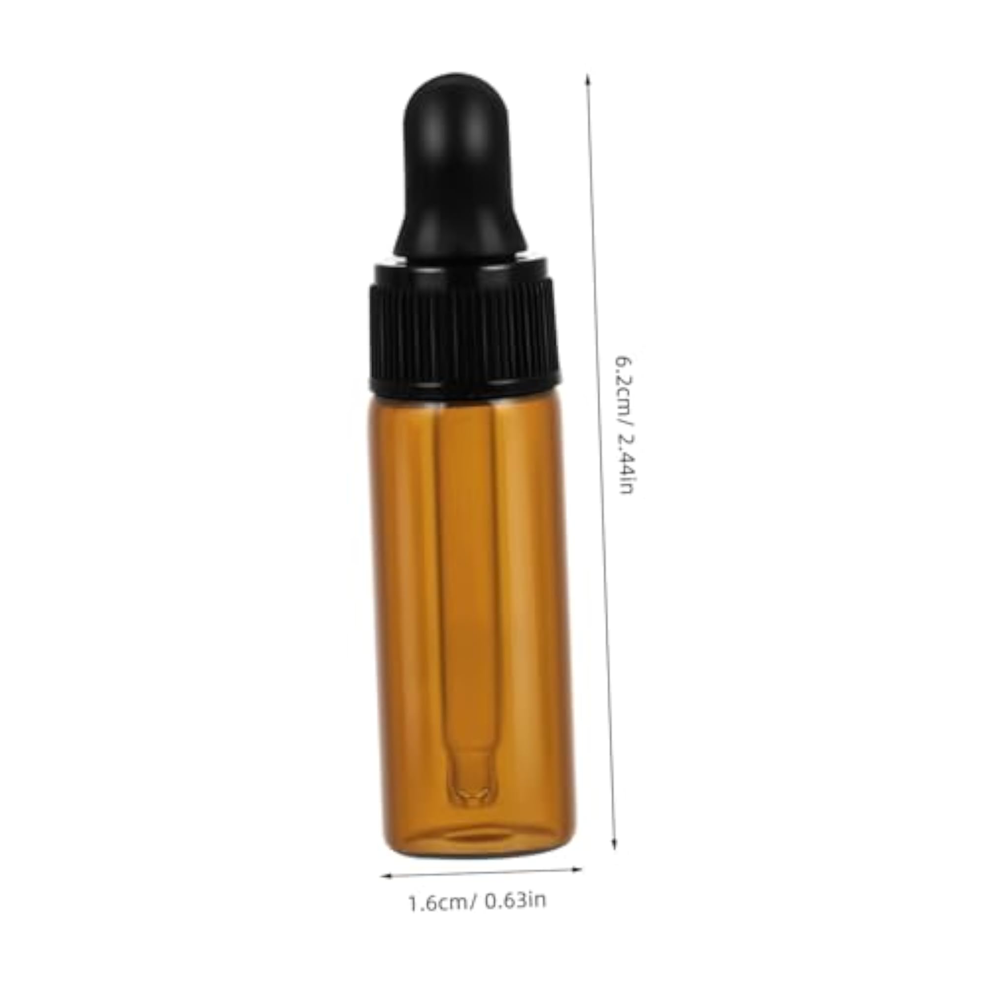 12 Pack Dark Mini Essential Oil Dropper Bottles