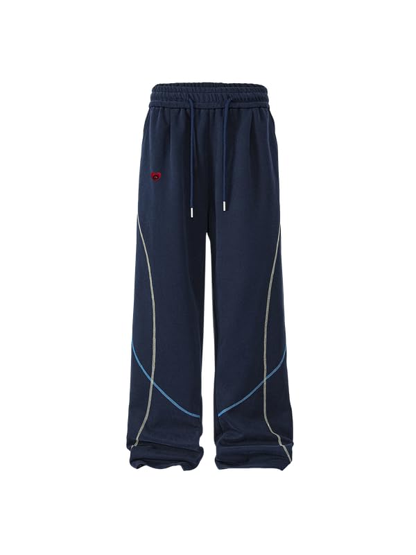 Aelfric Eden Baggy męskie spodnie dresowe basic, spodnie treningowe, w stylu vintage, spodnie sportowe, uniseks, wygodne spodnie rekreacyjne, proste nogawki, luźne spodnie, casualowe, streetwear