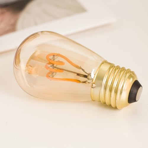 Bombilla de filamento LED ST45 vintage regulable para crear ambientes cálidos en terrazas y hogares 5
