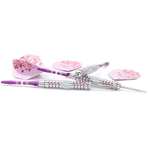 Fléchettes CUESOUL Pink acier pour viser juste sans effort