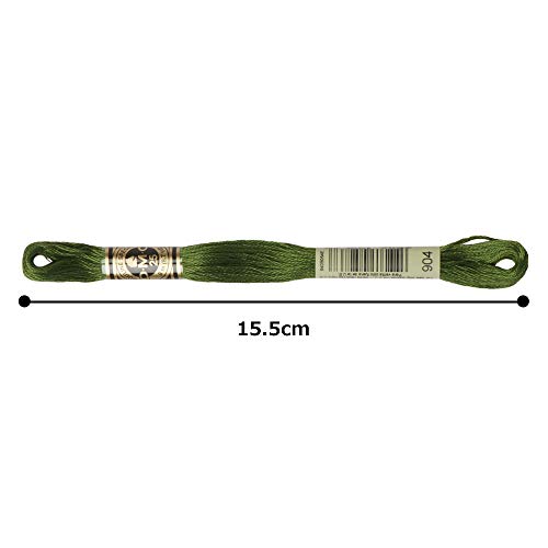 Image of DMC 6-Strand Embroidery Cotton Floss, Very Dark Parrot Green