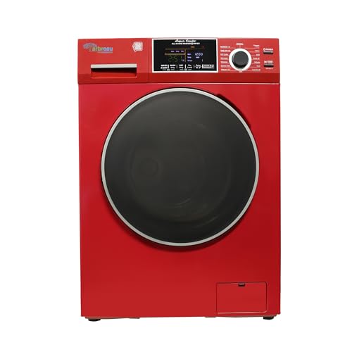 Arbreau 1.6 cu.ft. CONVERTIBLE Compact Combo Washer Dryer with Pet Cycle (Merlot)