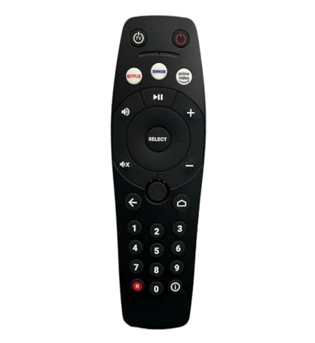 Image of Compatible with Tata Sky Binge Plus Remots hd for Set up Box Remots - Tata Sky DTH Remots Control - Without Voice - Hotkeys Prim Video and Netfix- Your Old Remots Must be Exactly Same