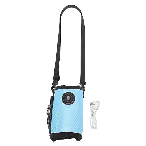 Jeanoko Bolsa aquecedor de mamadeira de leite, portátil com visor digital preciso, aquecedor de mama
