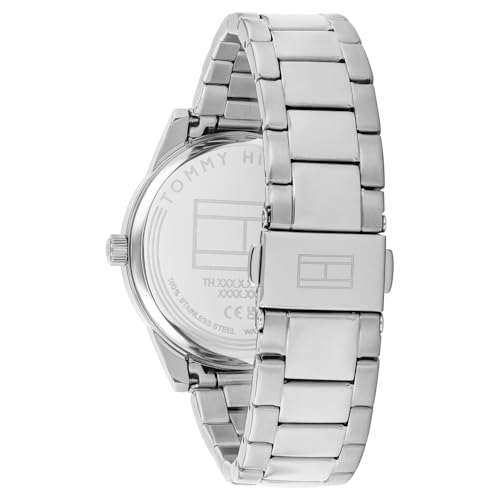 Image of Tommy Hilfiger Camille Quartz Analog with Blue Dial Silver Stainless Steel Strap Watch for Women - TH1782767W