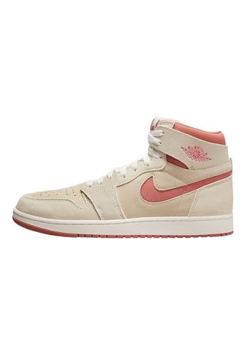 Nike Air Jordan 1 Zoom CMFT 2 Herren-Sneaker, Sail/Burnt Sunrise/Sail/Terra Blush, 9 Wide