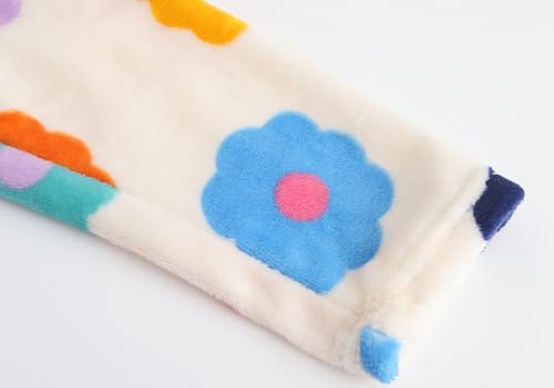 Girls Fleece Hooded Robes Soft Plush Bathrobe for Kids 2-16 Years4