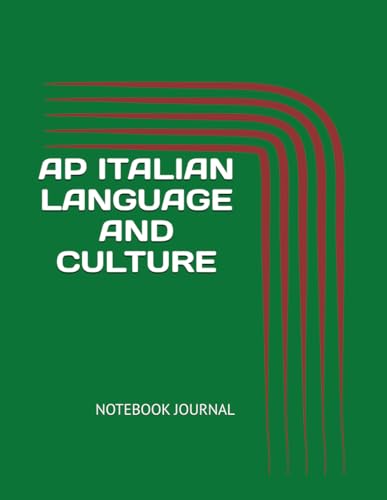 AP ITALIAN LANGUAGE AND CULTURE: 200 Ruled College Line Pages, 8.5" x 11" | Advanced Placement Student Notes Multi Purpose Quality Journal for ... Spills | Award Gifts for Students Teachers -  Independently published